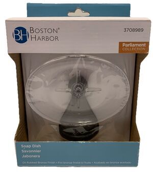 Boston Harbor 3708989 Soap Dish Oil Rubbed Bronze Finish New In Box